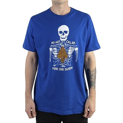 Camiseta MCD Regular Esqueleto WT23 Masculina Azul Colombia