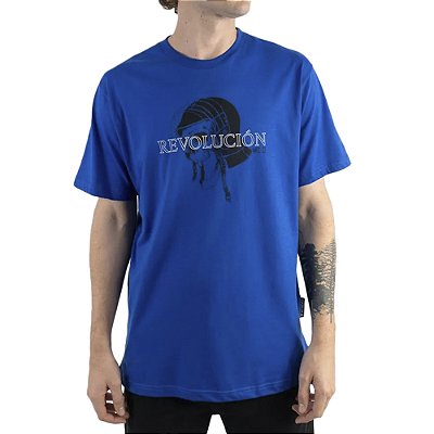 Camiseta MCD Revolucion Caveira WT23 Masculina Azul Colombia