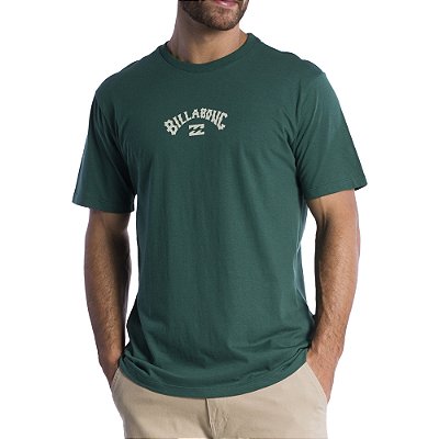 Camiseta Billabong Mid Arch Plus Size SM24 Masculina Verde