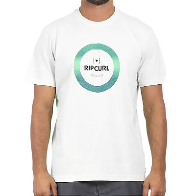 Camiseta Rip Curl Circle 10M Filter SM24 Masculina White