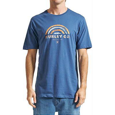 Camiseta Hurley Aqua SM24 Masculina Marinho