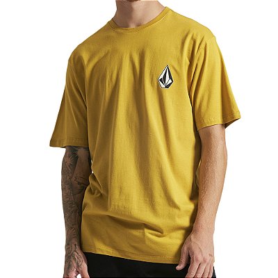 Camiseta Volcom Deadly Stone WT23 Masculina Amarelo