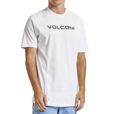 Camiseta Volcom Ripp Euro Oversize WT23 Masculina Branco