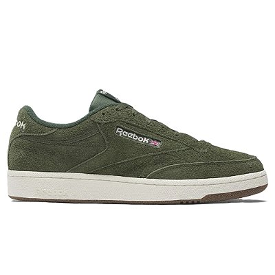 Tênis Reebok Club C 85 Masculino Verde Escuro