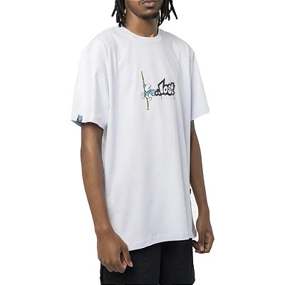 Camiseta Lost Smurfs Box Pit Pixador SM24 Masculina Branco