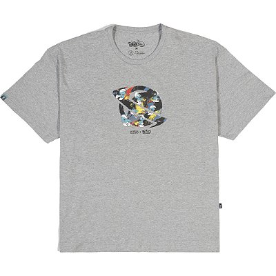 Camiseta Lost Smurfs Saturn SM24 Masculina Mescla Médio