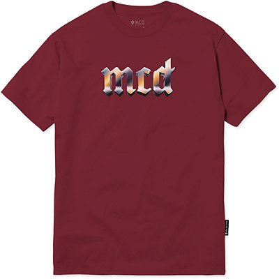 Camiseta MCD Regular MCD Cromo SM24 Vinho Habanero