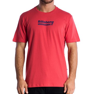 Camiseta Billabong Walled Unit SM24 Masculina Vermelho