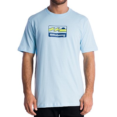 Camiseta Billabong Walled III SM24 Masculina Azul Claro