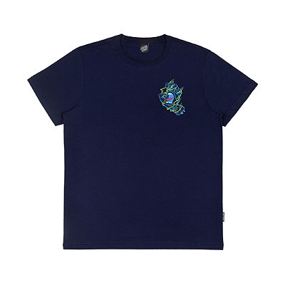 Camiseta Santa Cruz Inferno Hand SS Masculina Azul Marinho