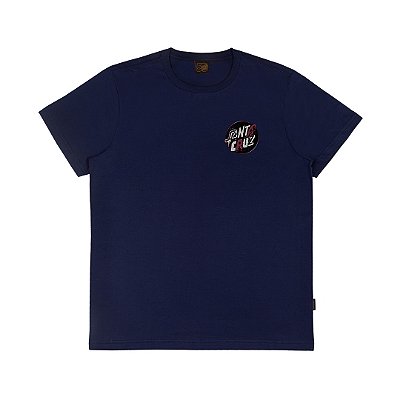Camiseta Santa Cruz DNA Dot SS Masculina Azul Marinho