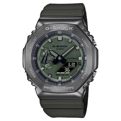 Relógio G-Shock GM-2100B-3ADR Verde Escuro