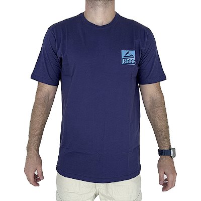 Camiseta Reef Hibisco Masculina Roxo