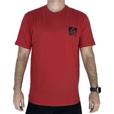 Camiseta Reef MiniLogo Masculina Vermelho