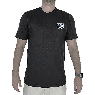 Camiseta Reef Team Masculina Preto