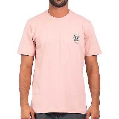 Camiseta Rip Curl Search Icon SM24 Masculina Beige