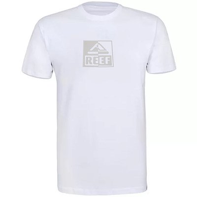 Camiseta Reef Básica Estampada 02 SM24 Masculina Branco