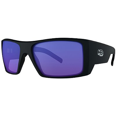 Óculos de Sol HB Rocker 2.0 Matte Black Blue Chrome