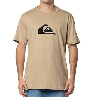 Camiseta Quiksilver Comp Logo Colors WT24 Masculina Areia