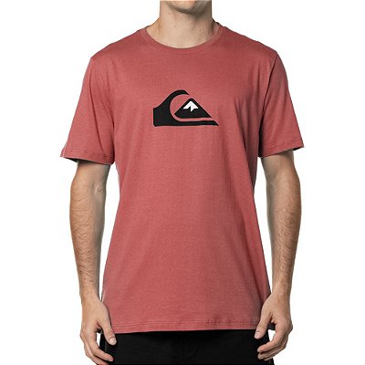 Camiseta Quiksilver Comp Logo Colors WT24 Masculina Vermelho