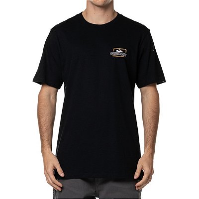 Camiseta Quiksilver Line By Line WT24 Masculina Preto