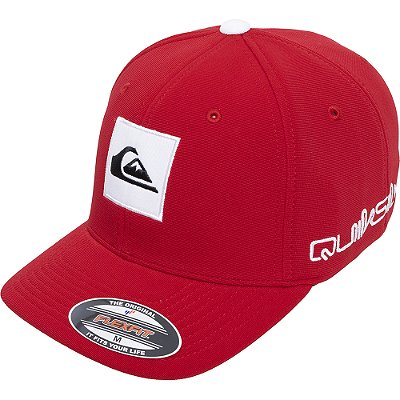 Boné Quiksilver Aba Curva Emb Square WT24 Red