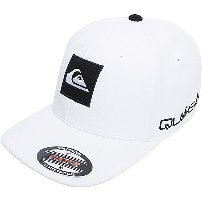 Boné Quiksilver Aba Curva Emb Square WT24 White