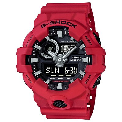 Relógio G-Shock GA-700-4ADR Vermelho