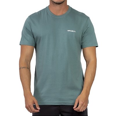 Camiseta Rip Curl Brand Logo WT24 Masculina Blue Stone