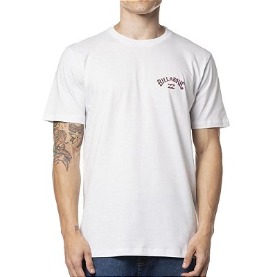 Camiseta Billabong Arch Fill WT24 Masculina Branco