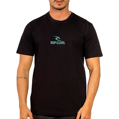 Camiseta Rip Curl Icon WT24 Masculina Preto