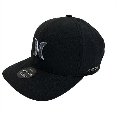Boné Hurley Aba Curva Paradise Imp WT24 Preto