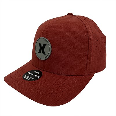 Boné Hurley Aba Curva Ghost Imp WT24 Vermelho