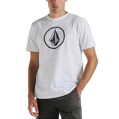 Camiseta Volcom Circle Stone WT24 Masculina Branco