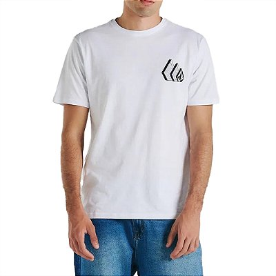 Camiseta Volcom Repeater WT24 Masculina Branco