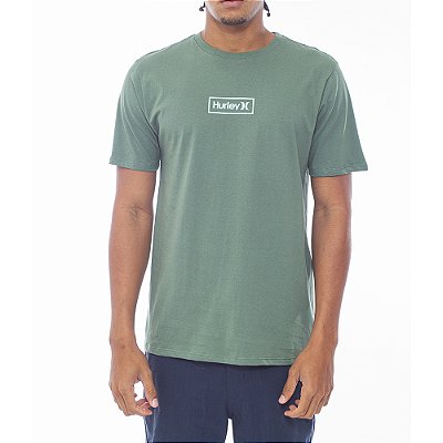 Camiseta Hurley Box WT24 Masculina Verde