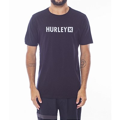 Camiseta Hurley Square WT24 Masculina Preto