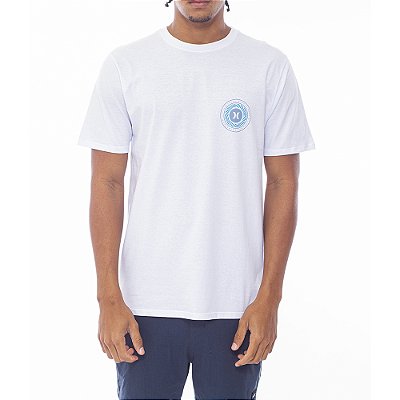 Camiseta Hurley Spiral WT24 Masculina Branco