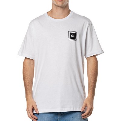 Camiseta Quiksilver Omni Square WT24 Masculina Branco