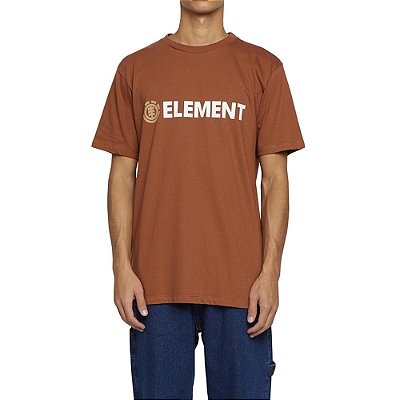 Camiseta Element Blazin Color WT24 Masculina Marrom