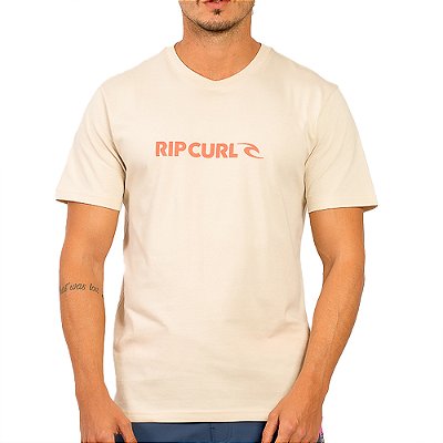 Camiseta Rip Curl New Icon WT24 Masculina Branco