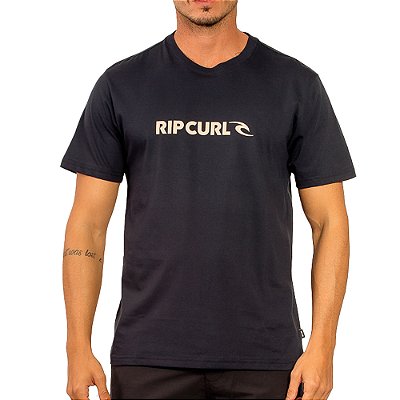 Camiseta Rip Curl New Icon WT24 Masculina Dark Navy