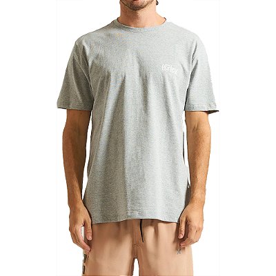 Camiseta Hurley Originals WT24 Masculina Mescla Cinza