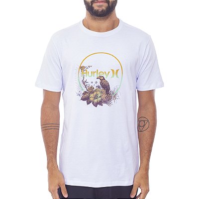Camiseta Hurley Bird WT24 Masculina Branco