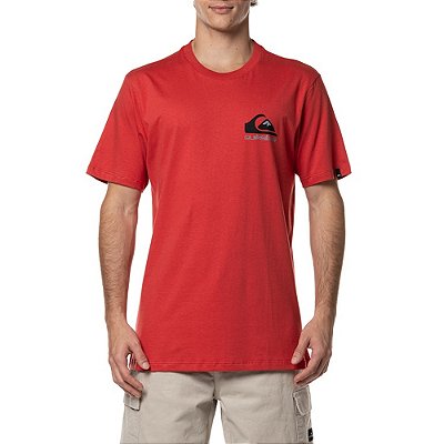 Camiseta Quiksilver Omni Logo WT24 Masculina Vermelho