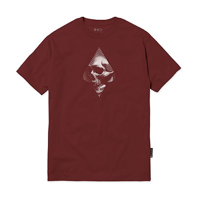 Camiseta MCD Skull Linhas WT24 Masculina Vinho Dragon