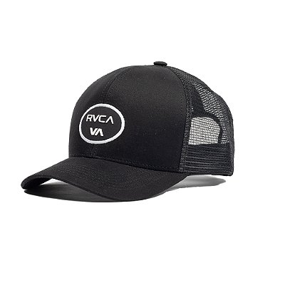 Boné RVCA Aba Curva Newland Trucker WT24 Preto