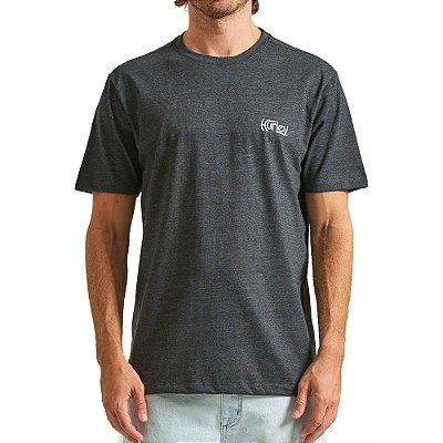 Camiseta Hurley Originals WT24 Masculina Mescla Preto