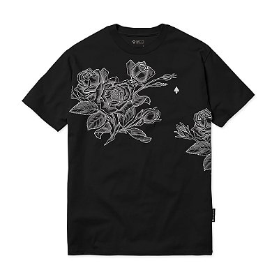 Camiseta MCD Rosas WT24 Masculina Preto