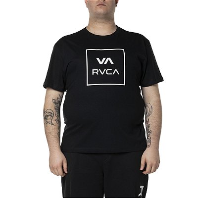 Camiseta RVCA VA All The Way Plus Size WT24 Preto